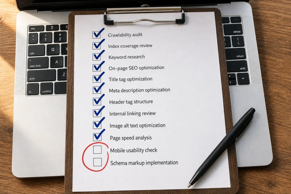 SEO Checklist for Small Business Website